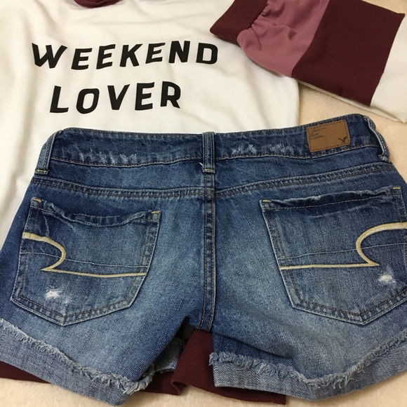 ✅BUNDLE SALE!!! American Eagle Short + Hoodie - Picture 6 of 8